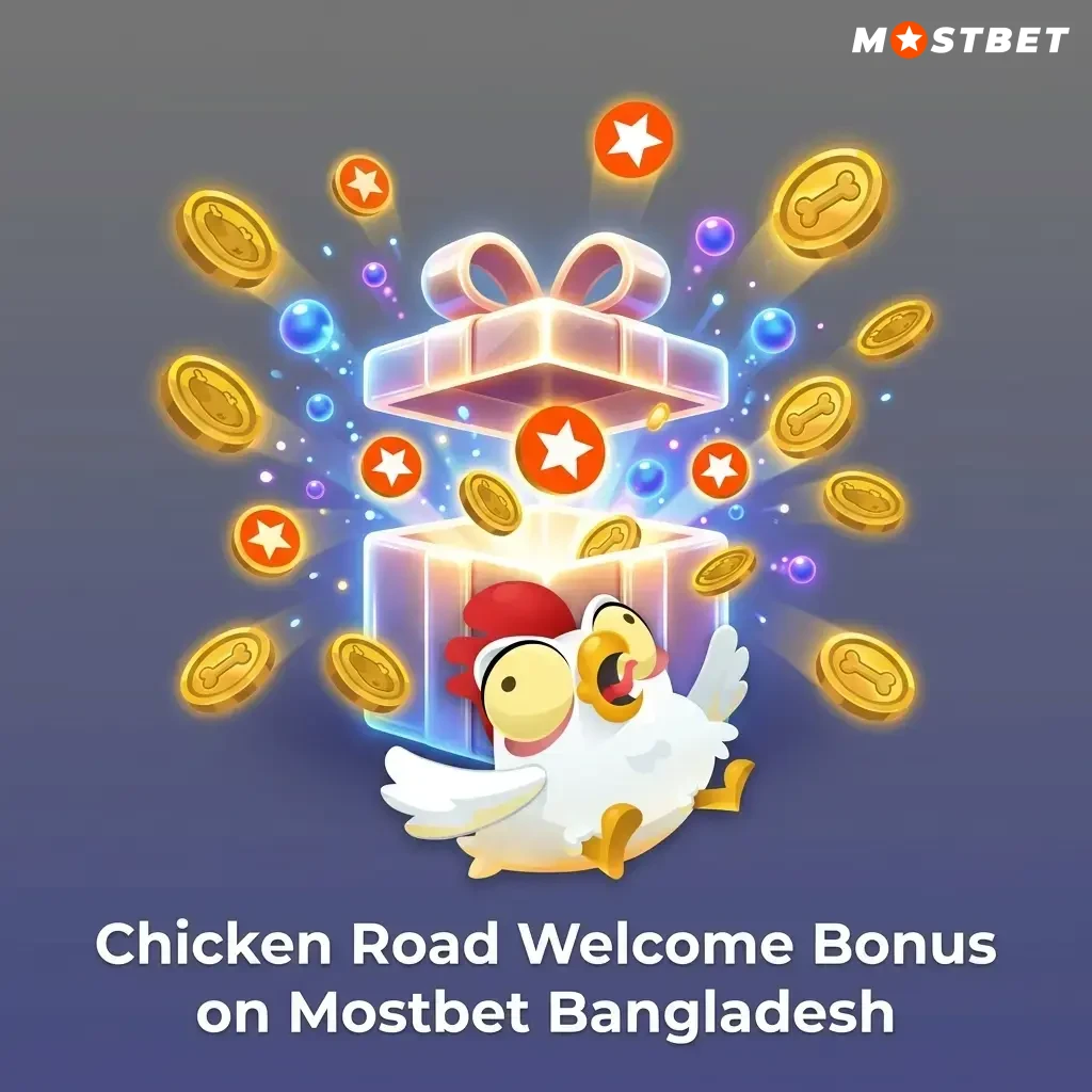 Mostbet Bangladesh welcome bonus 125% up to 34000 INR for new players to enjoy Chicken Road casino game