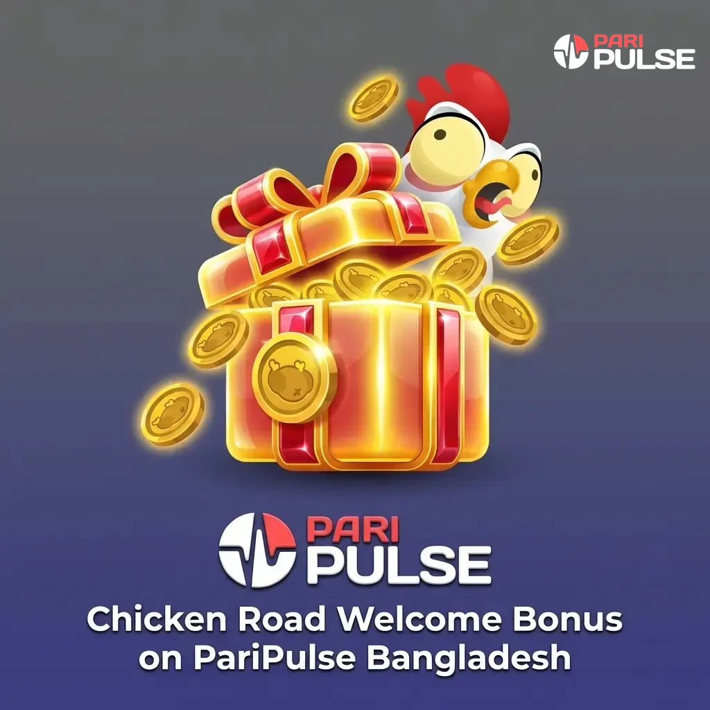 PariPulse Bangladesh welcome bonus up to 173537 BDT plus 150 free spins for Chicken Road new players