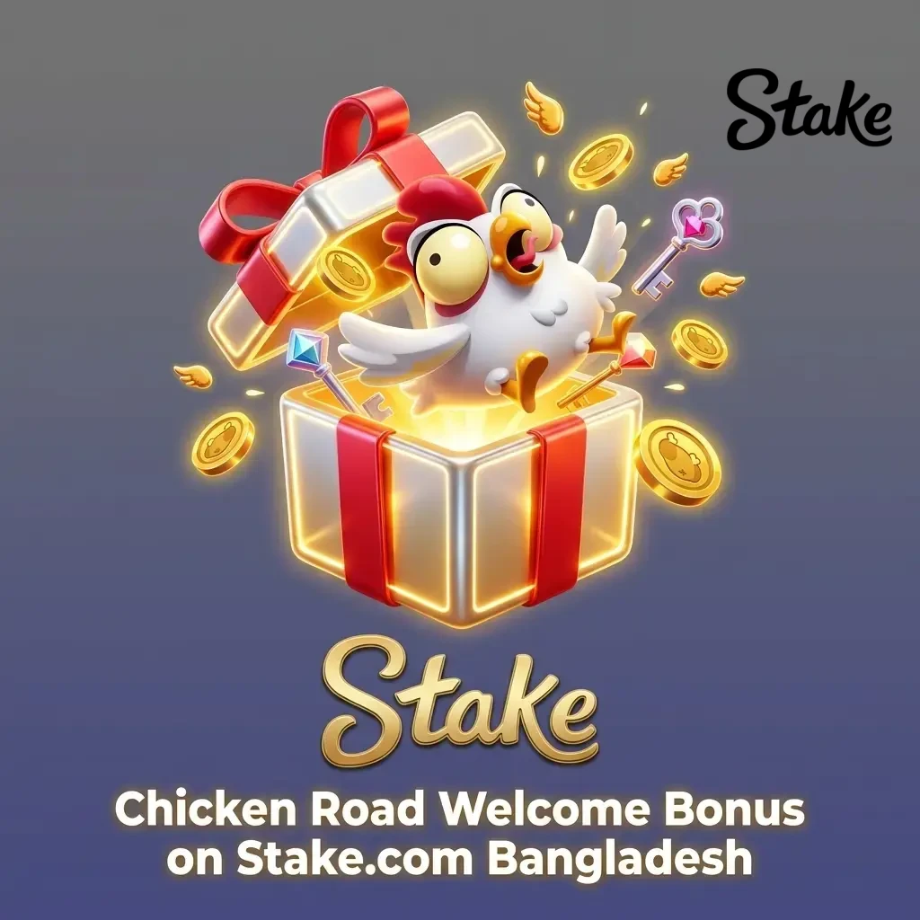 Stake.com Bangladesh welcome bonus for Chicken Road – deposit offer, app registration, and cashier steps explained