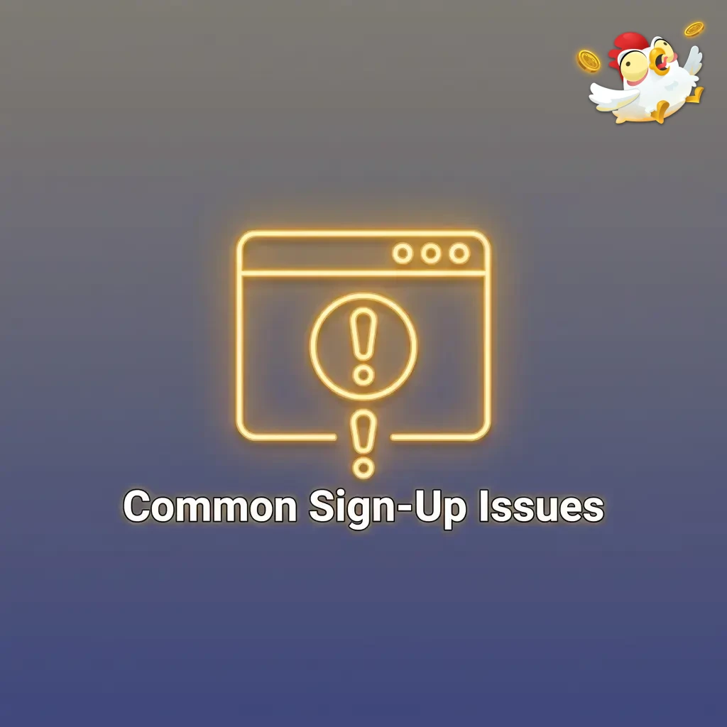 Chicken Road sign-up issues including verification errors, form failures, bonus problems, and account restrictions explained