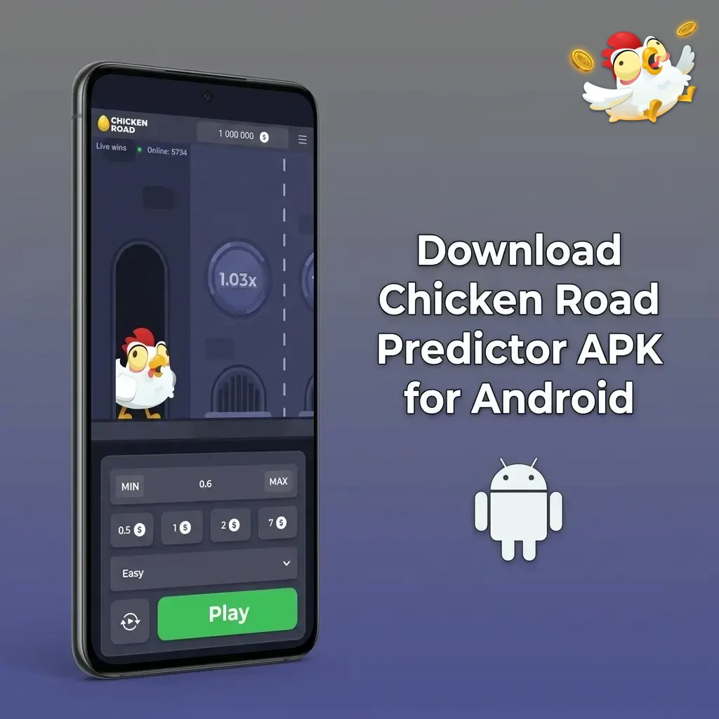 Chicken Road Predictor APK download and installation steps on Android device with security warning