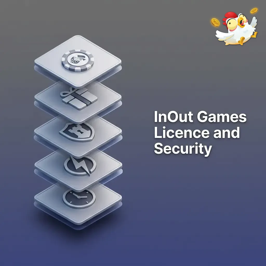 InOut Games Curaçao eGaming licence, RNG certification, SSL encryption ensuring fair and secure online gaming