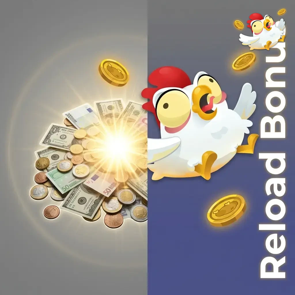 Reload bonus promotion for casino deposits in Bangladesh, keeping player balance topped up for regular Chicken Road players