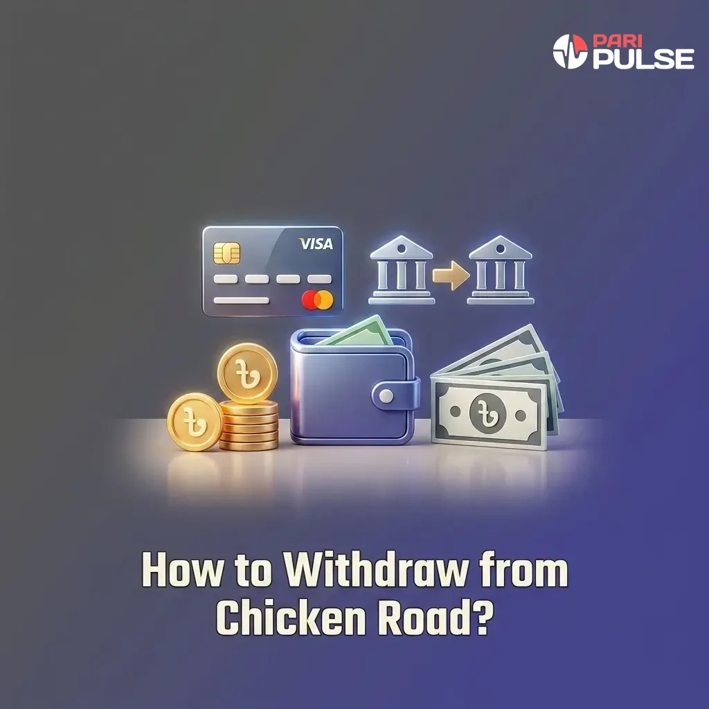 PariPulse Chicken Road withdrawal steps via bKash, Nagad or Skrill in the Cashier section of the app