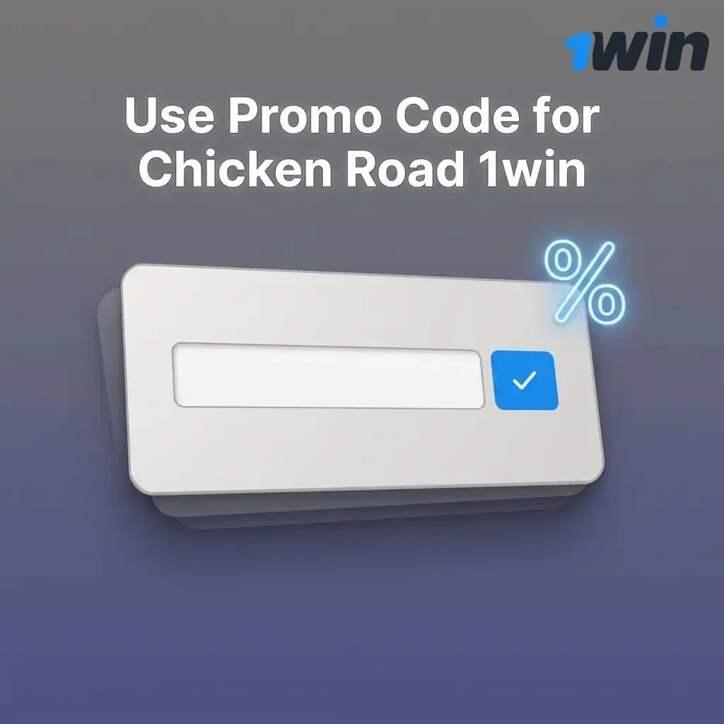 1win promo code 1WINBD entry field during registration for Chicken Road bonus on first deposit