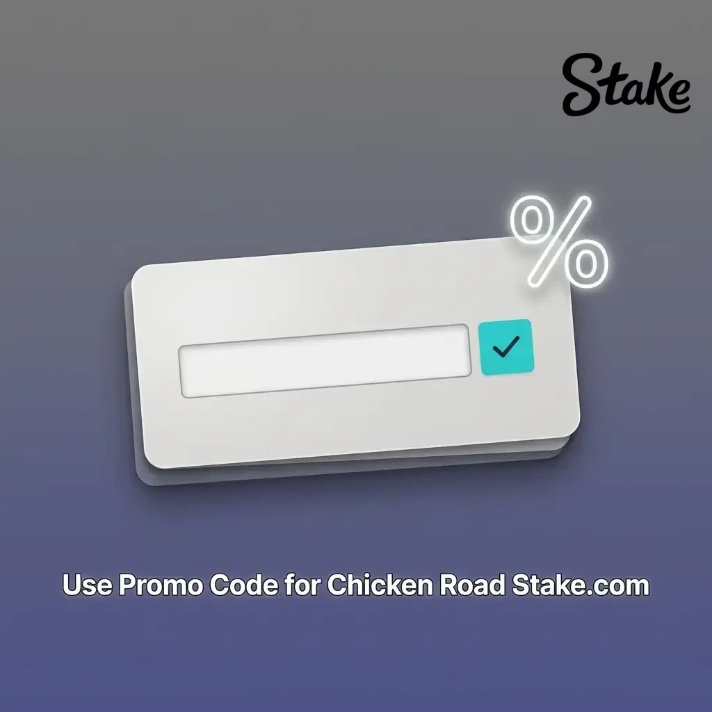 Stake.com promo code STAKEBD entry field for Chicken Road game registration bonus activation